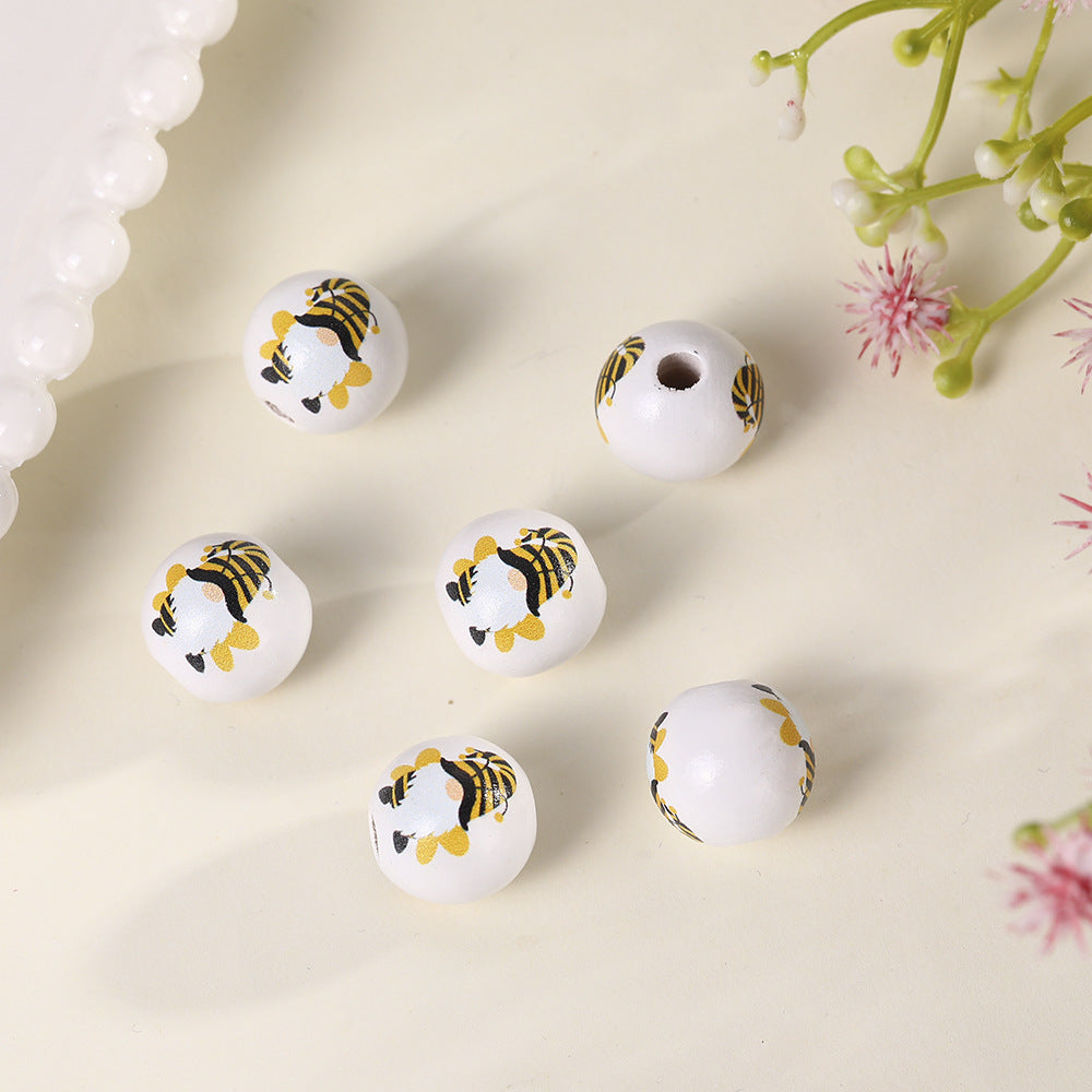 Wholesale 500PCS 16mm Bee Grass Beads